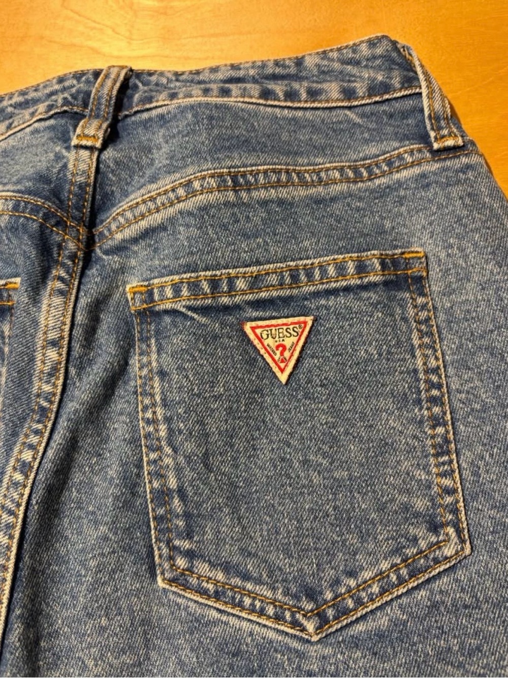 GUESS Mom Blue Denim Jeans